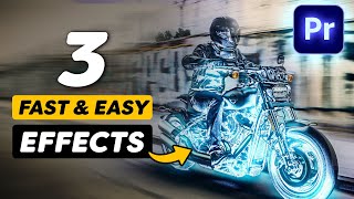 3 Fast & Easy EFFECTS you can do in Premiere Pro (Tutorial)