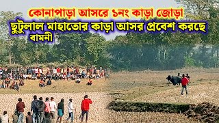 কোনাপাড়া আসরে ১নং ছাড়ছে দেখুন ছুটুলাল মাহাতোর কাড়াকে। ভাস্কর মাহাত v/s ছুটু লাল মাহাত বামনী।