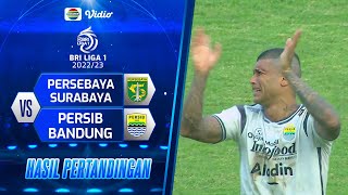 Hasil Akhir Pertandingan - Persebaya Surabaya Vs Persib Bandung | BRI Liga 1 2022/23