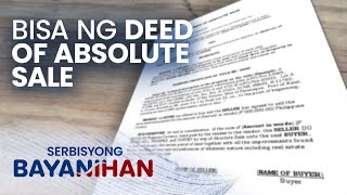 Ano ang kondisyon ng deed of absolute sale?