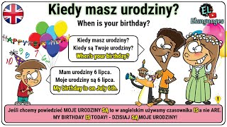 Kiedy są twoje urodziny? Jak spytać i odpowiedzieć po angielsku - When is your birthday? English