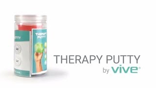 Therapy Putty by Vive - (3oz. each) For Finger, Hand, & Grip Strength Exercises - Physical Therapy
