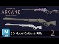 3D Modeling Caitlyn's Rifle from Arcane | Complete Hard Surface Guide in Maya | Part 2