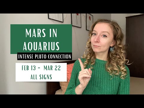 Mars in Aquarius: intense Pluto connection. All Signs. February 13th – March 22nd 2024