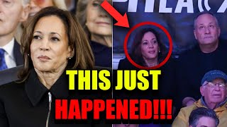 Kamala Harris BOOED \u0026 KICKED OUT ARENA After Being Spotted HIDING In CHEAPEST SEATS