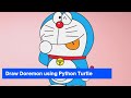 Draw Doremon using Python Turtle #shorts