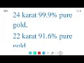 why one sovereign is 8 grams gold 24k gold gold purity 916 gold 22k gold explained in tamil