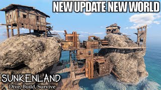 Day 1 Water World Survival Game | Sunkenland Gameplay | Part 1