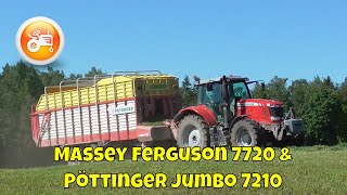 Silage 2020 | Massey Ferguson 7720 \u0026 Pöttinger Jumbo 7210 forage wagon