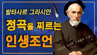 발타사르 그라시안의 정곡을 찌르는 인생조언, 인생문장, 현실적이고 실용적인 인생철학,