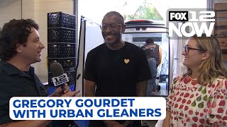 Gregory Gourdet is cooking for an Urban Gleaners event