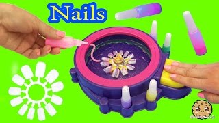 Fail - Make Your Own Custom Nails with Glitter Nail Swirl Art Kit Maker  - Cookieswirlc Video