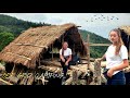 OFF GRID in a typical NAGA HUT || Cooking Rengma's signature dish and Chicken Gizzard...