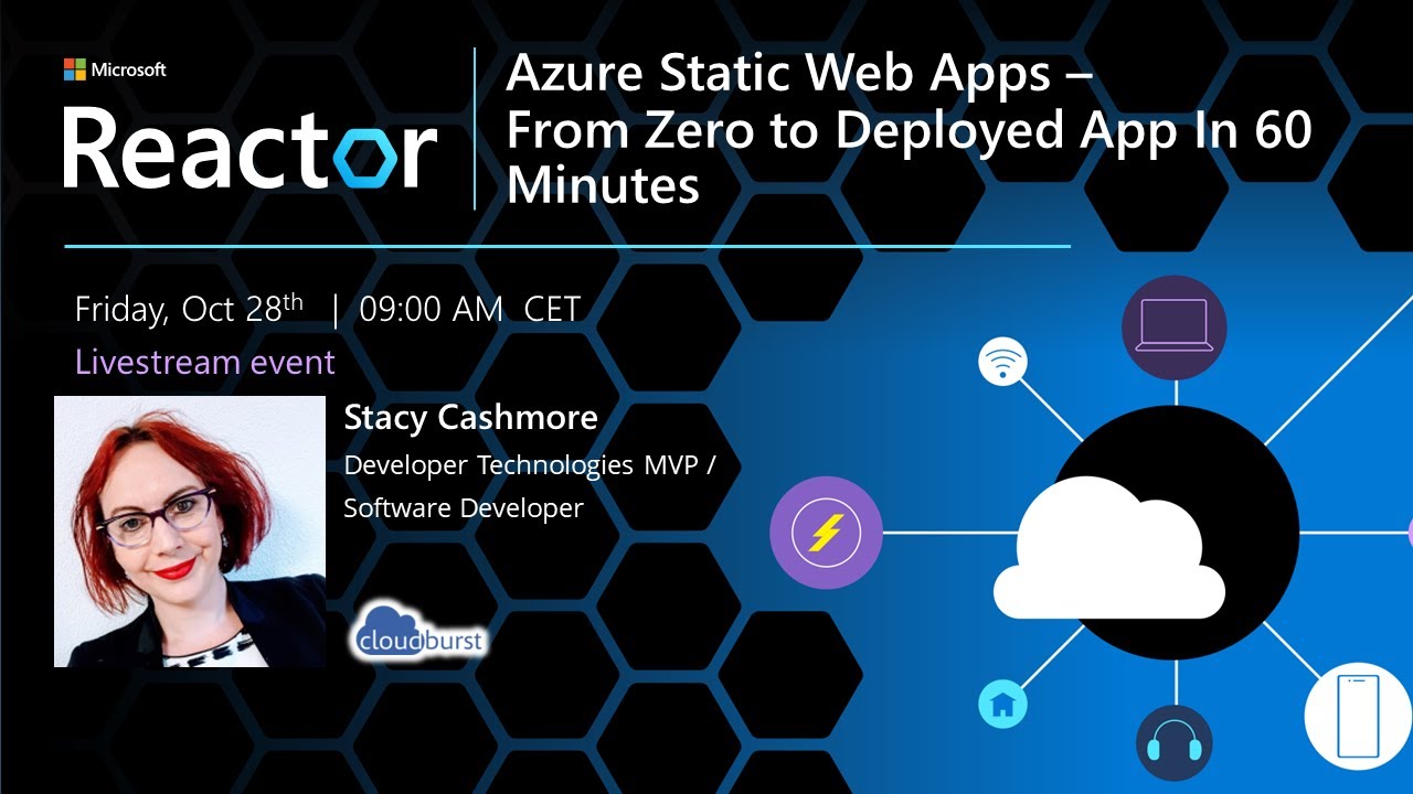 Azure Static Web Apps - From Zero To Deployed App In 60 Minutes - YouTube