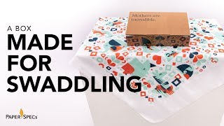 PaperSpecs.com | Paper Inspiration #361: Latitude Baby Blanket Packaging