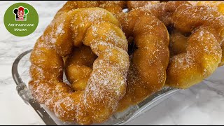 Braided Donuts |دونات بسیارخوشمزه وساده واسفنجی