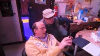 Python Anghelo after party at Detroit Flipper City for his pinball design work