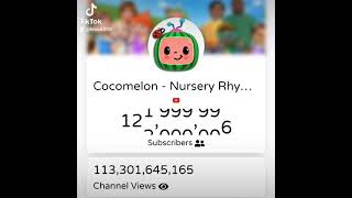 Exact Moment Cocomelon Hit 122 Million Subscribers! | #Shorts [41]