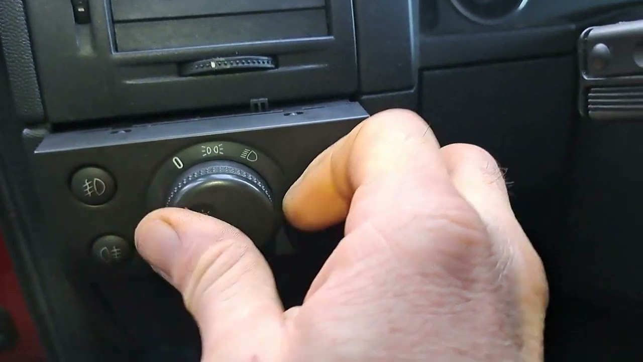 Meriva Lichtschalter Demontage, Light Switch Removal - YouTube