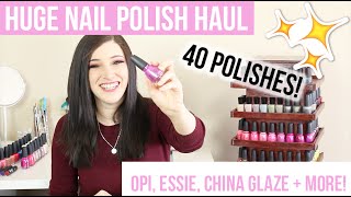 HUGE SPRING NAIL POLISH HAUL (OPI, ESSIE, CHINA GLAZE) || KELLI MARISSA