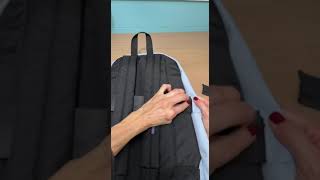 HOW TO ADD A LUGGAGE STRAP TO YOUR BACKPACK-SO EASY!