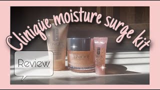 Clinique Review | Clinique Moisture Surge | aesthetic Skincare 2021