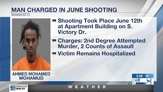 Charges filed following arrest in connection to June shooting in Mankato