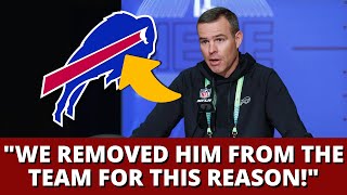 CUT ALERT! BILLS JUST REMOVED HIM FROM THE TEAM! SEE WHY! BUFFALO BILLS NEWS