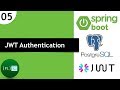 Spring Boot - REST API using PostgreSQL and JWT [5] - JWT Authentication