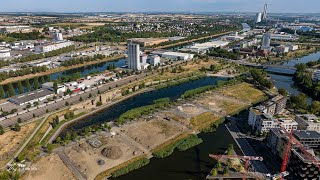 Heilbronn-Baugebiet Neckarbogen-Luftbilder-BuGa Gelände