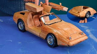 Bricklin SV - 1 (1975) out of wood - Wooden Cars