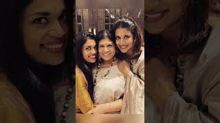 sreeja konidela and sushmita konidela and with their mom surekha konidela garu