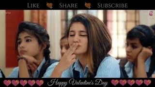 Priya Prakash Varrier // Valentine's Day Whatsapp Status