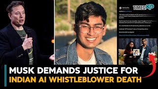 Elon Musk Demands Justice for Indian- Origin AI Whistleblower Death