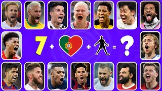 👪⚽ Can You Guess Football Players by his WIFE and EYE Song,Dance + Emoji👁️ Ronaldo, Messi...