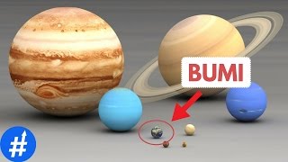 Perbandingan Ukuran Bumi, Planet, Matahari dan Bintang Di Alam Semesta