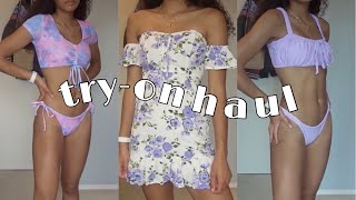 SUMMER CLOTHING TRY ON HAUL ft  zaful bikinis, forever21, & urban outfitters