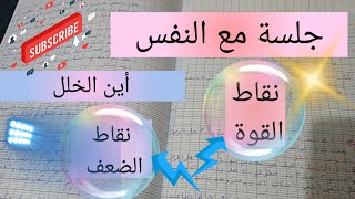 جلسة مع النفس و معرفة نقاط قوتي و نقاط ضعفي 💯 احصائيات نهاية السنة