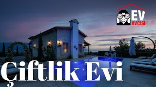 Kuşadası'nda Deniz Manzaralı Çiftlik Evi | Kuşadası Satılık Villa - 176