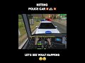Hitting Police car in Bus simulator ultimate 😂🔥 | Bus simulator gameplay | #shorts #gamingshorts #yt