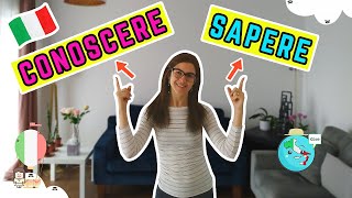 SAPERE or CONOSCERE??? What is the Difference and When to Use Them | LEARN Italian Verbs + Subtitles