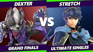 S@X 459 GRAND FINALS - Dexter (Wolf, Roy) Vs. Stretch [L] (Marth) Smash Ultimate - SSBU