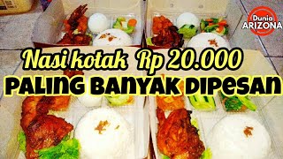 🔴Nasi kotak harga Rp 20.000, Paling diminati.... ⁉️