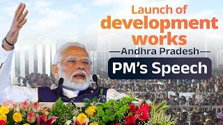 PM Modi's speech at launch of development works in Visakhapatnam, Andhra Pradesh