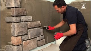 How to Install Stonewrap Manufactured Stone