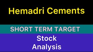 HEMADRI CEMENTS STOCK TARGET ANALYSIS ⚫️ HEMADRI CEMENTS STOCK NEWS | HEMADRI CEMENT CRASH 20-11-24