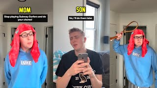 LUKE DAVIDSON FUNNY Compilation №258 / son tries to escape his chores