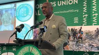 Congressman Gregory Meeks Speaks at TWU 911 Commemoration