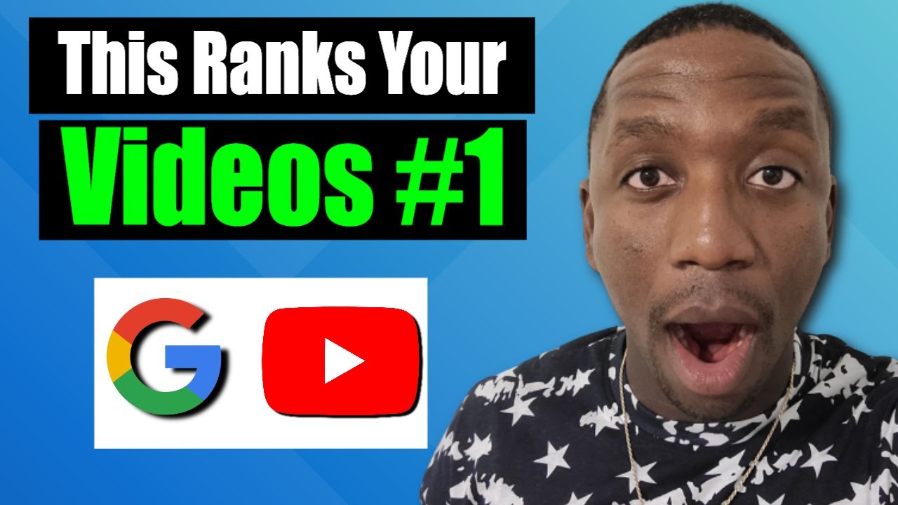 How To Rank Youtube Videos On First Page Of Google (QUICK & EASY) - YouTube