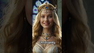 AI transforms Princesses for each religion (part 1) #ai #aiart #midjourney #viralshorts #beauty